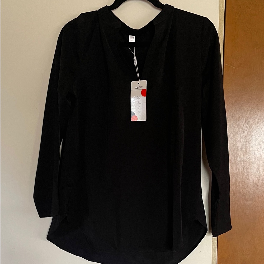Elegant Black Women's Blouse